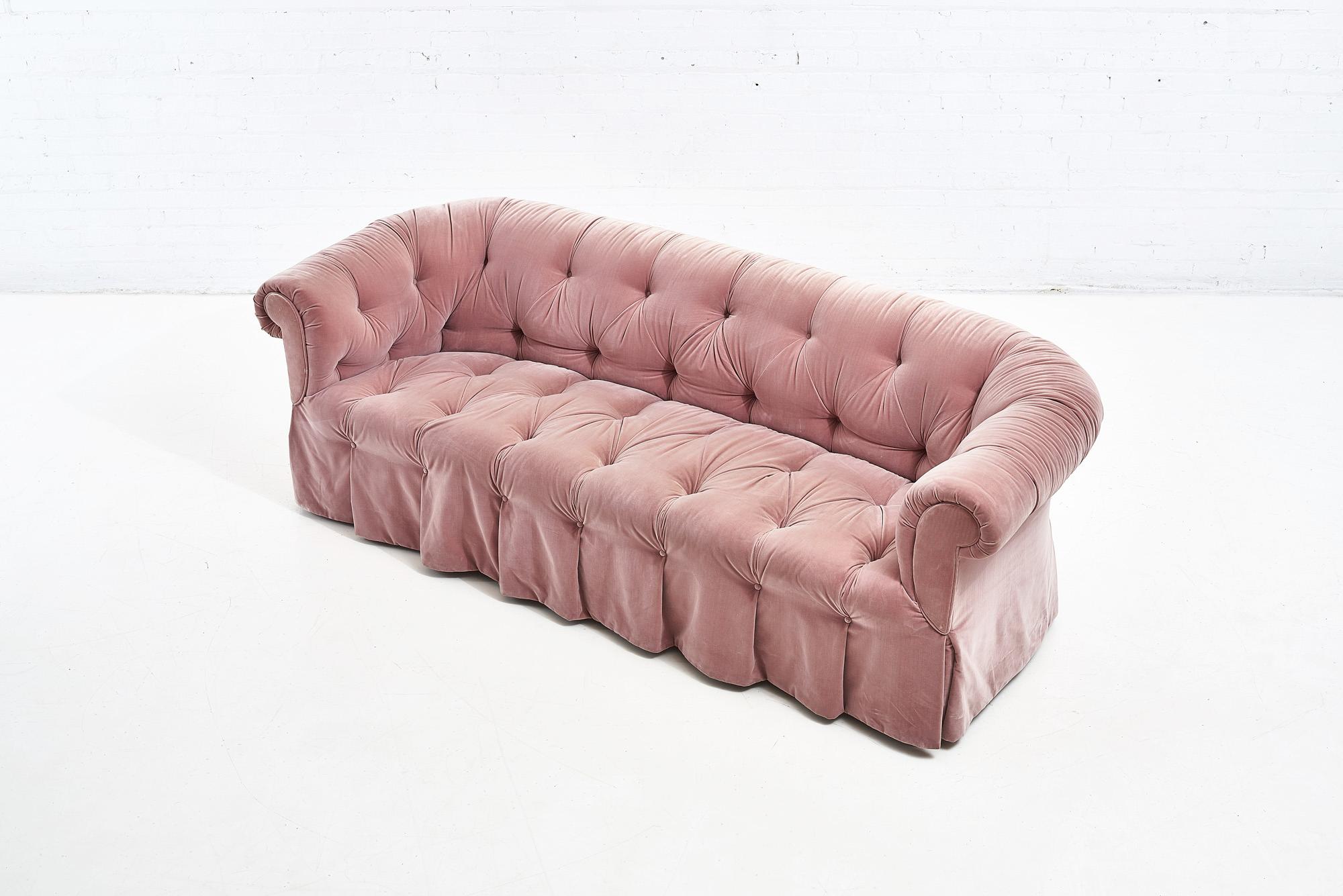 John Stuart pink sofa, 1988.