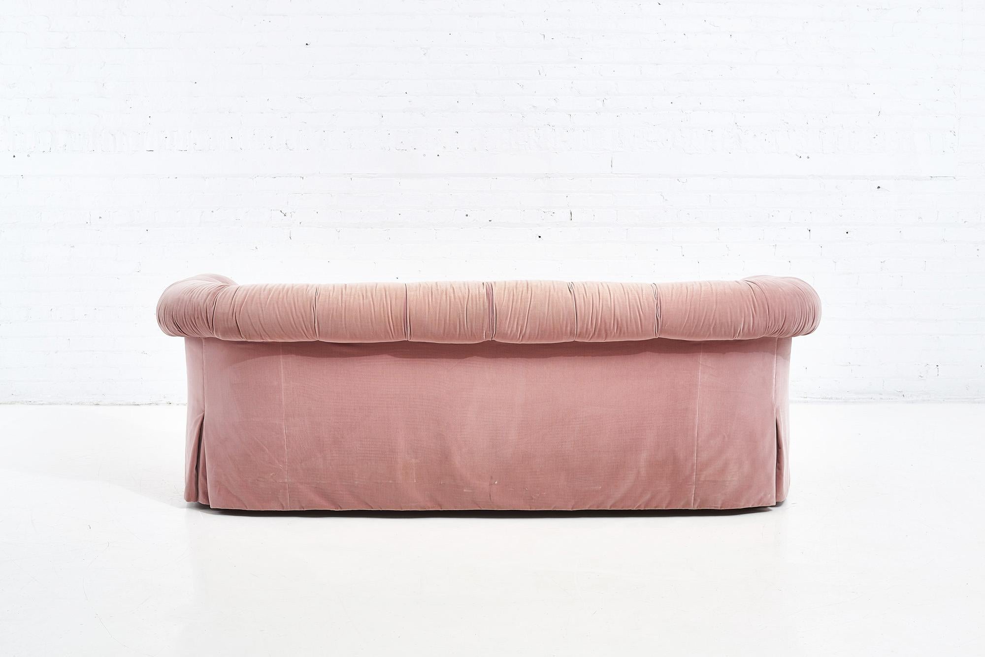 Late 20th Century John Stuart Pink Sofa, 1988