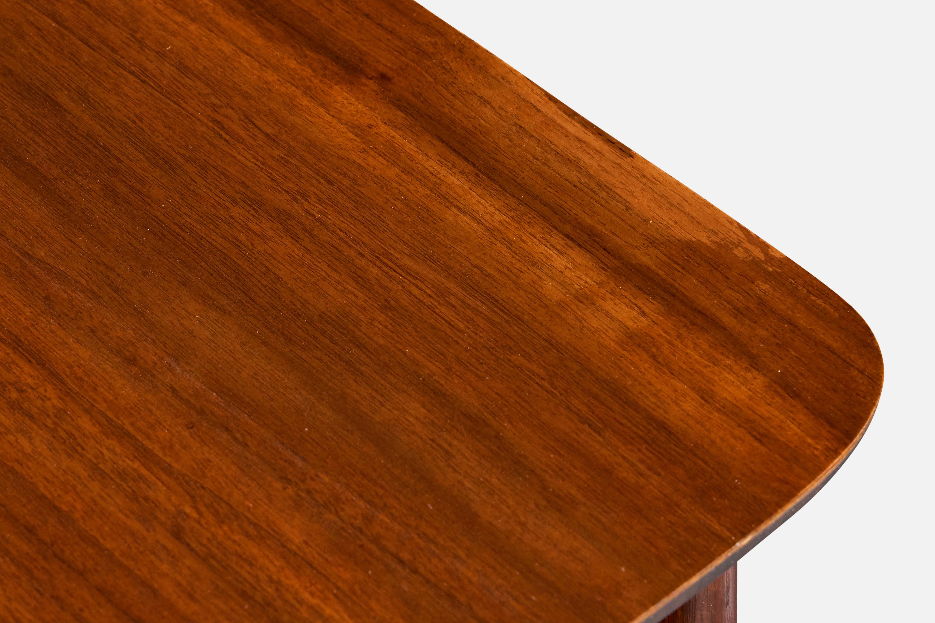 John Stuart, Tavolini, Noce, Ottone, USA, anni '50 in vendita 2