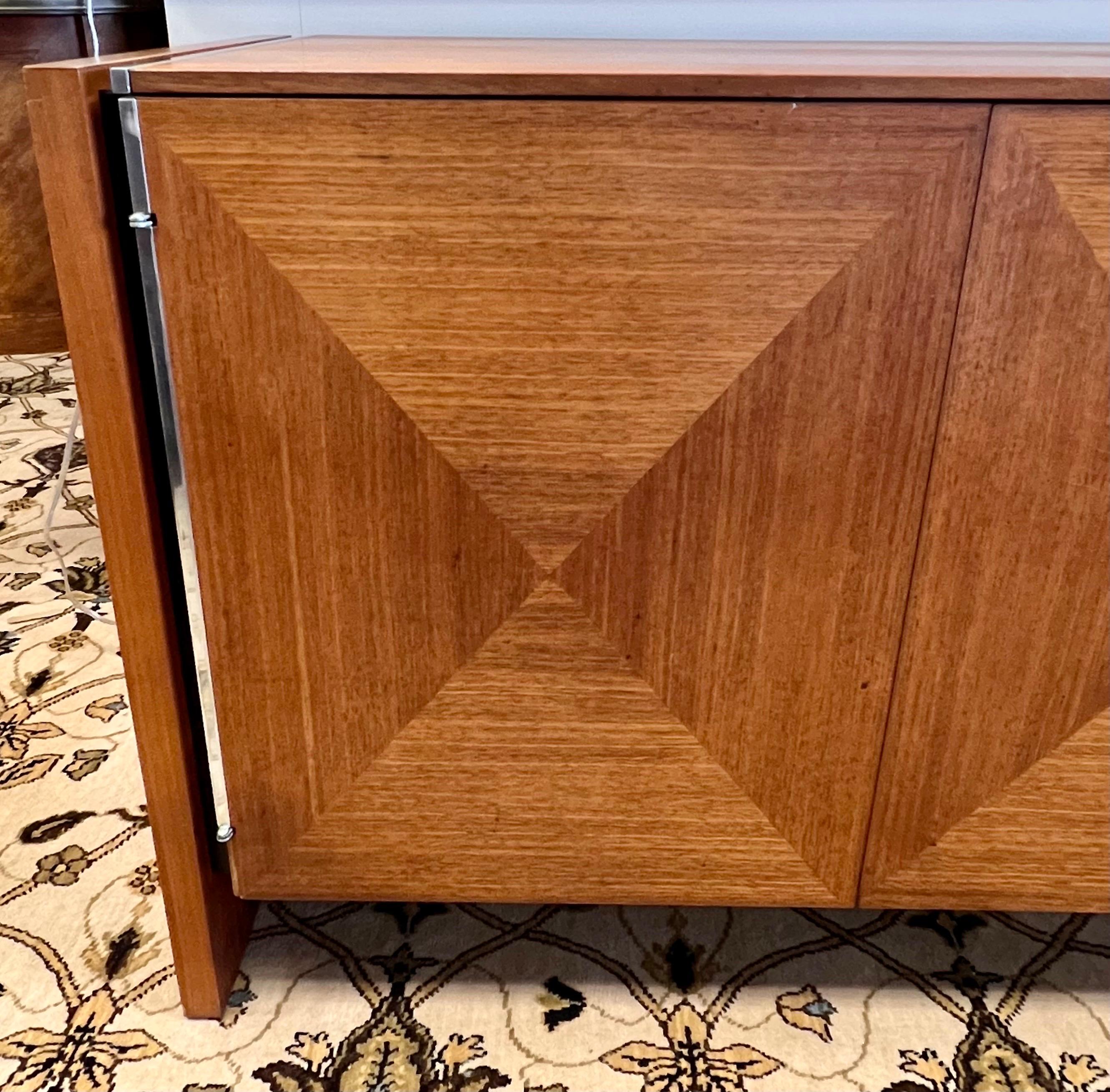 Late 20th Century John Stuart Signed Mid-Century Modern Credenza Sideboard Buffet Server Bar