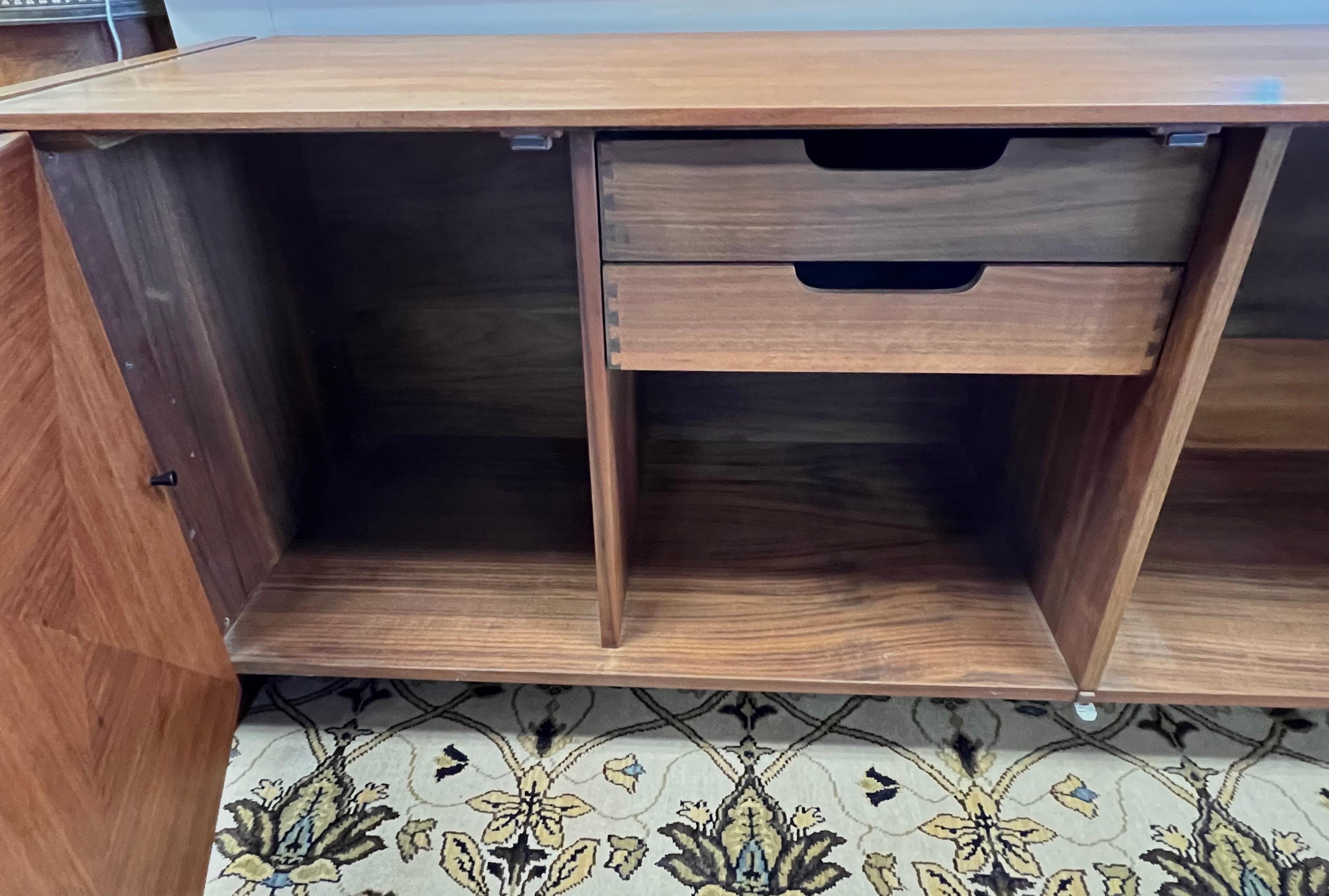John Stuart Signed Mid-Century Modern Credenza Sideboard Buffet Server Bar 2