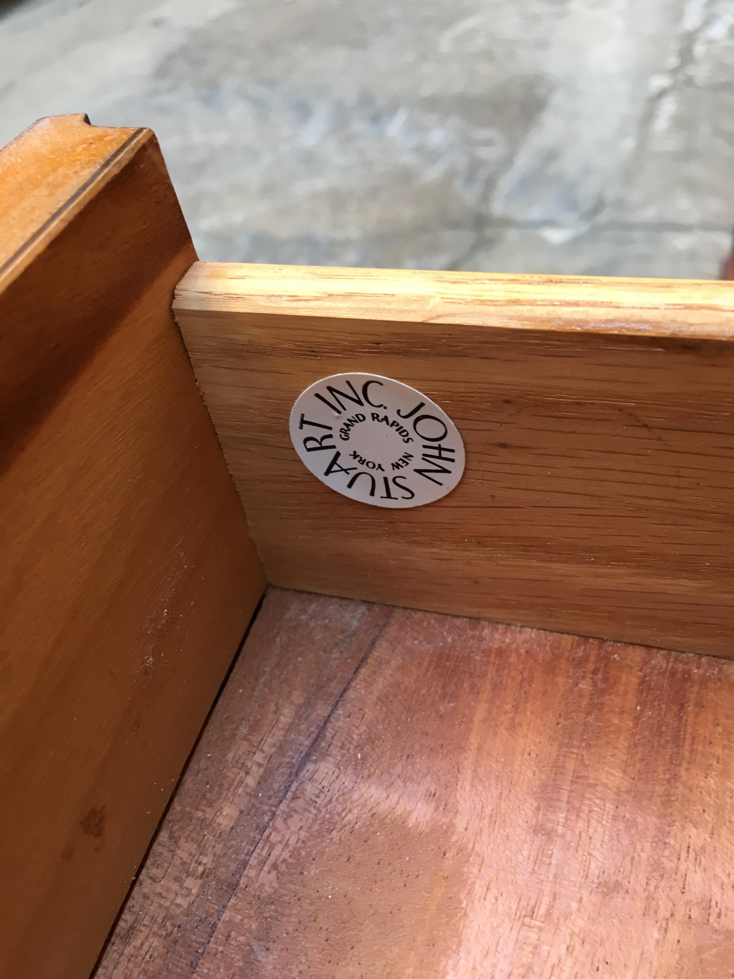 John Stuart Teak End Tables 4