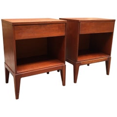 John Stuart Teak End Tables