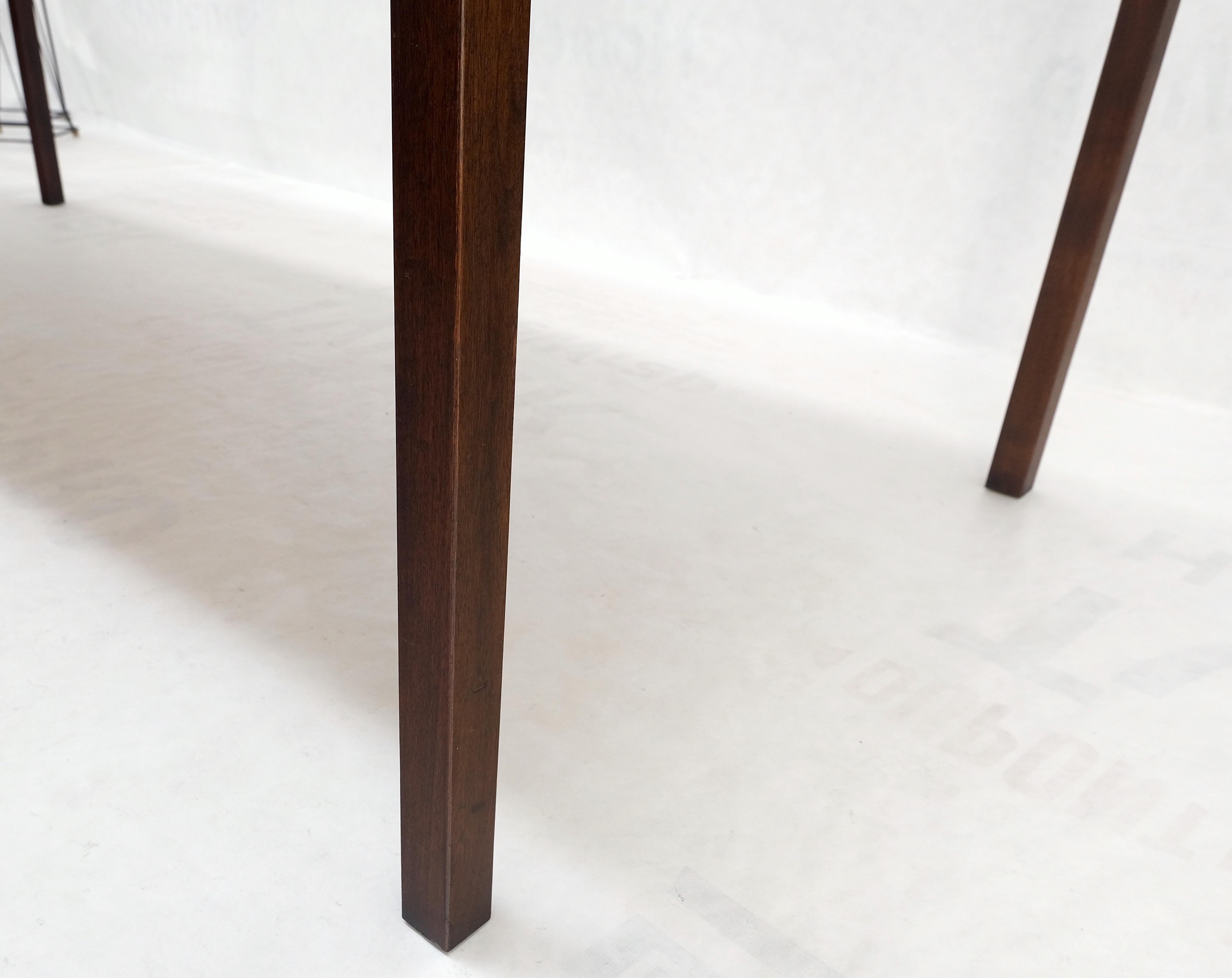 Table de salle à manger rectangulaire mi-siècle moderne à deux feuilles de John Stuart MINT ! en vente 7