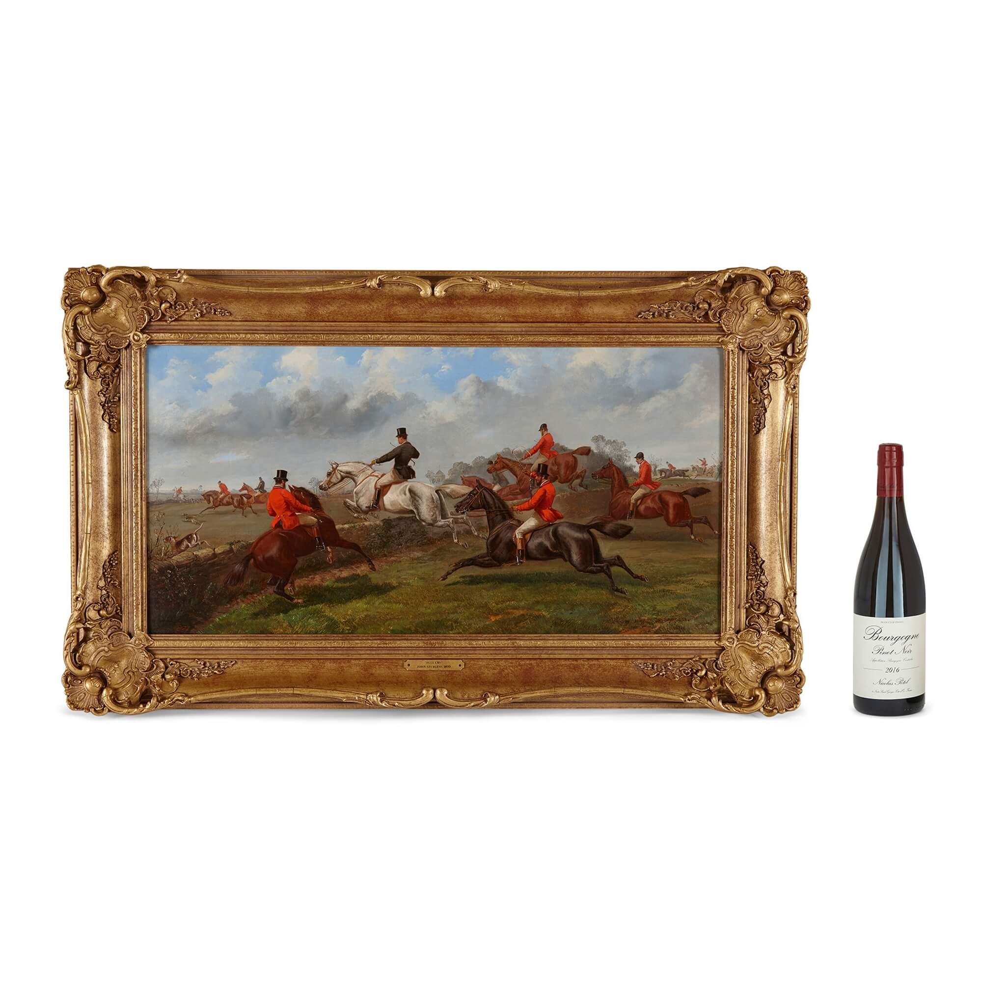 Paire de peintures anglaises anciennes de chevaux par Sturgess en vente 8
