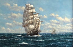 Oil Painting, Seascape, Sailing Boat 'Cutty Sark' By John Sutton RBA