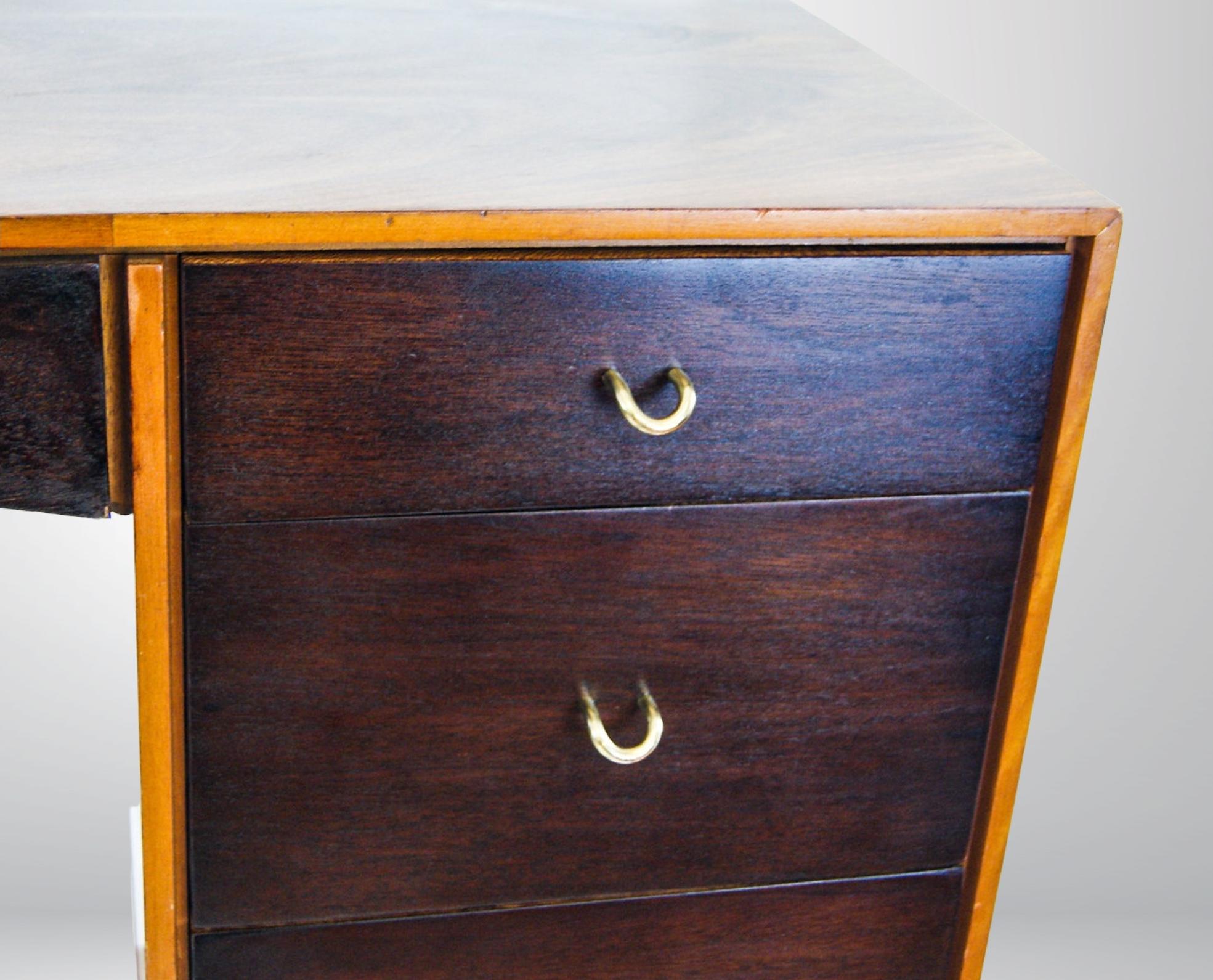 20th Century John & Sylvia Reid for Stag Walnut and Rosewood Desk Dresser