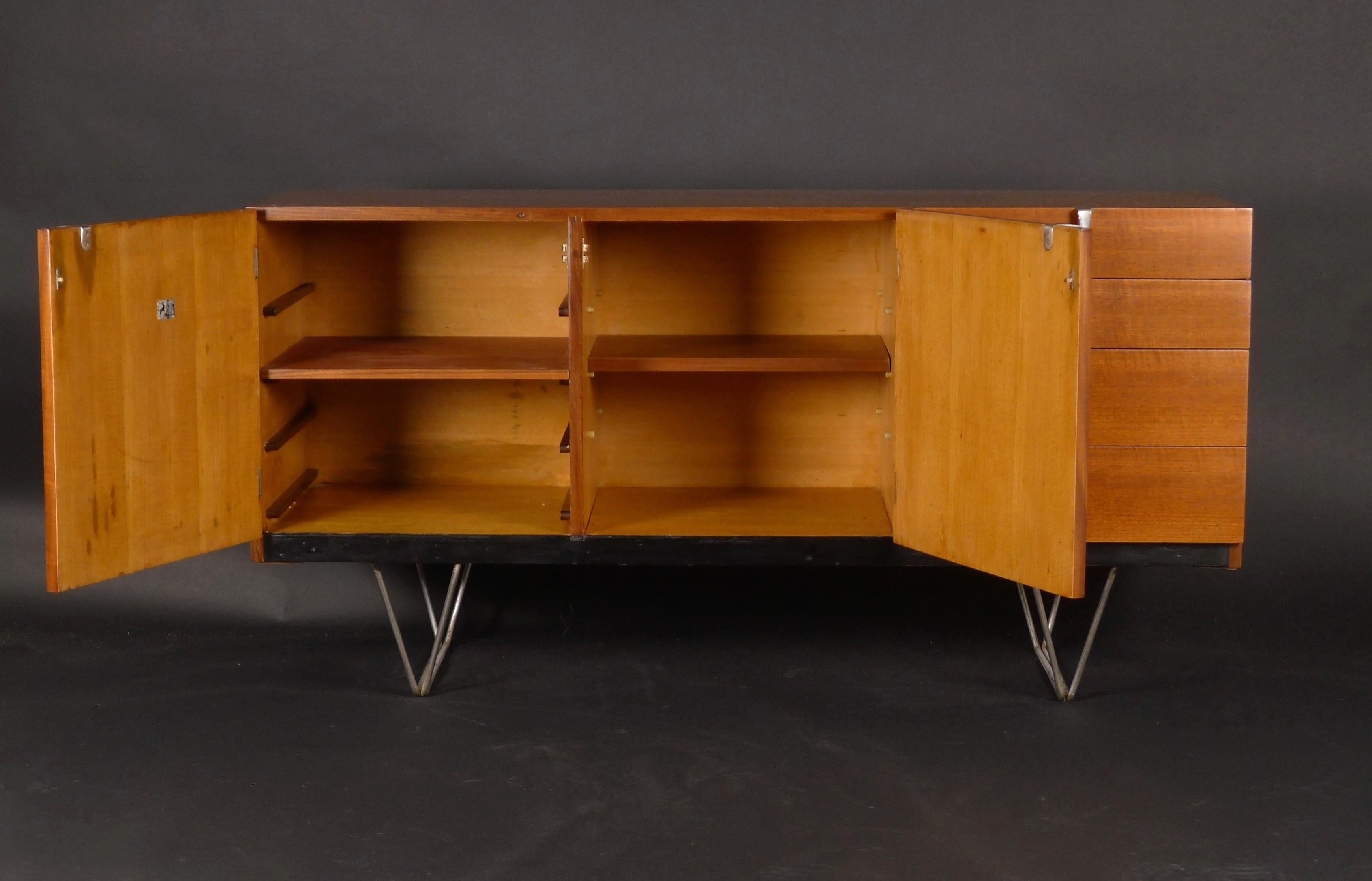 Mid-Century Modern John & Sylvia Reid, Model S201 Teak Sideboard, for Stag Furniture, 1960s For Sale