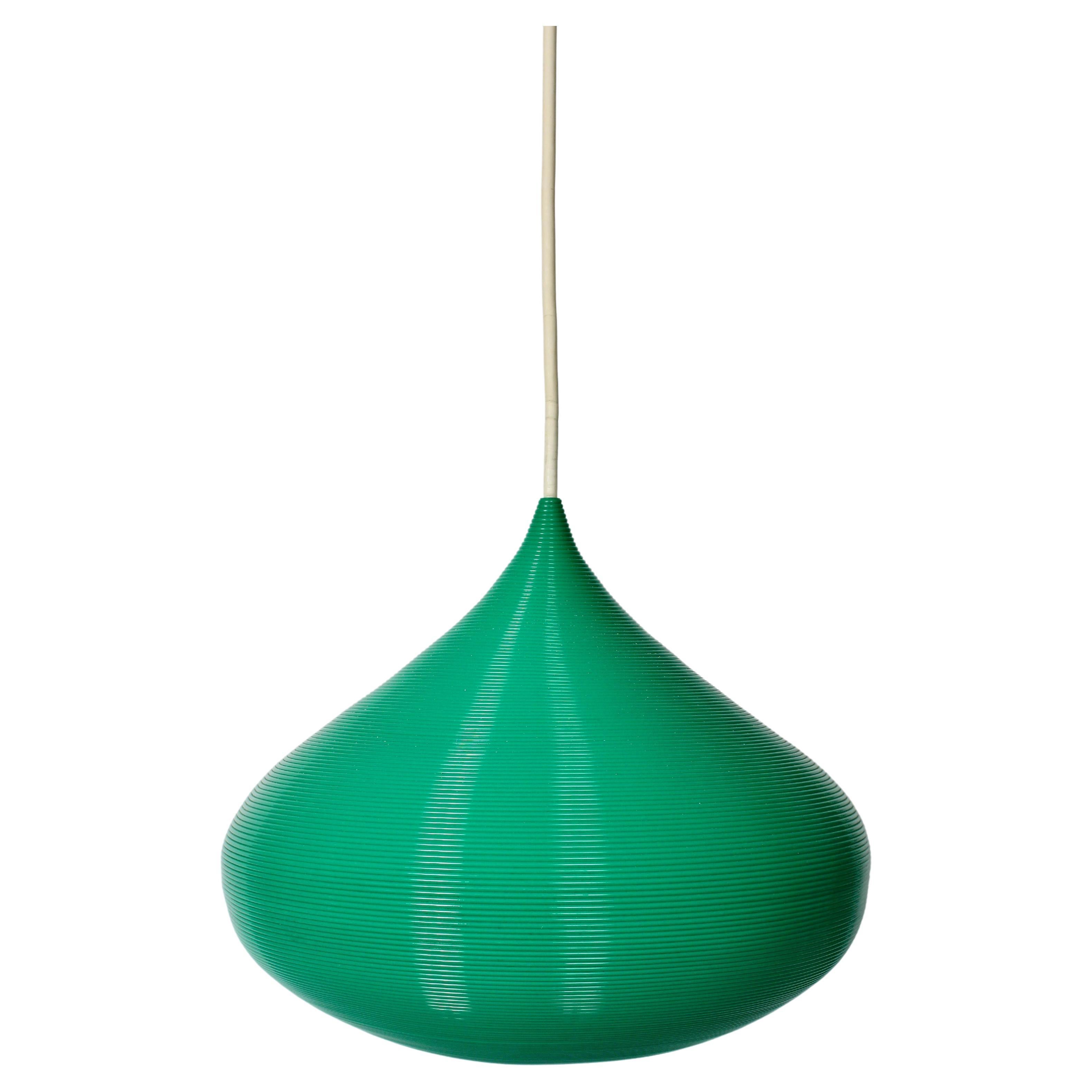 Rotaflex Green "Onion" Hanging Pendant by John & Sylvia Reid, 1950's 