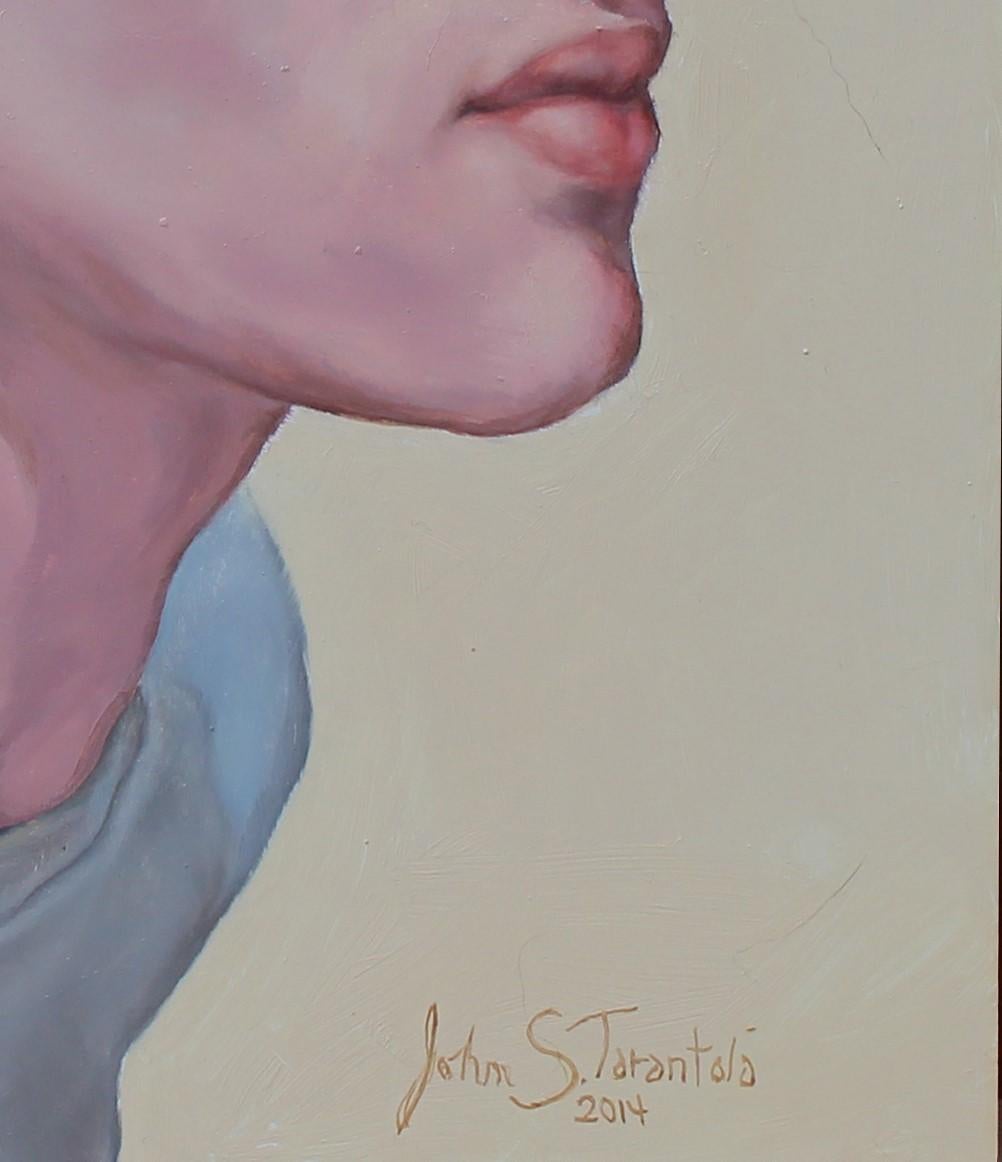 „Sebastian“ (2014) von John Tarantola, Realismus-Porträt-Ölgemälde im Angebot 3