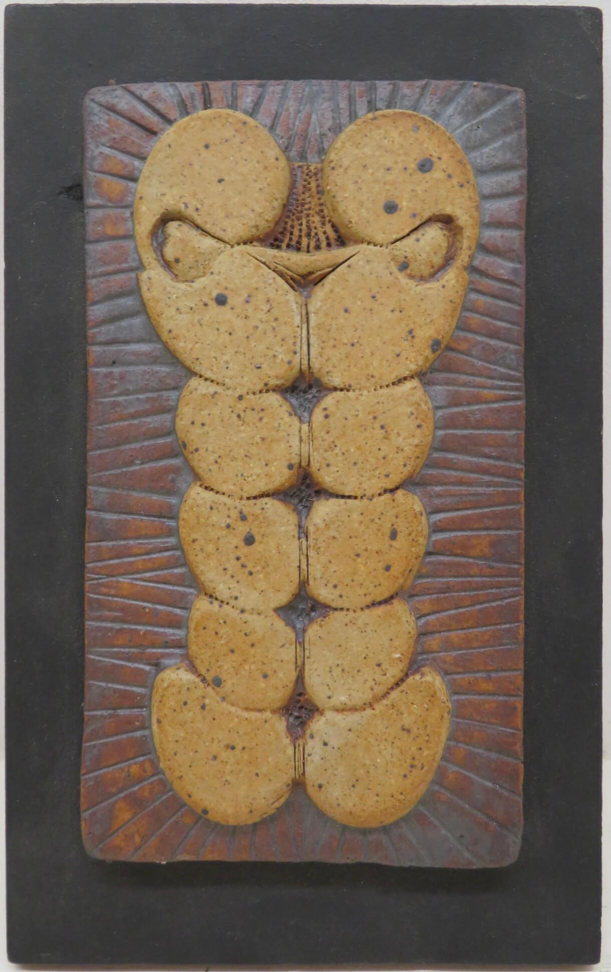 A PAIR OF ORIGINAL Scottish Wall Hung Sculpture Compositions GLASGOW INTEREST - Black Figurative Sculpture by John Taylor