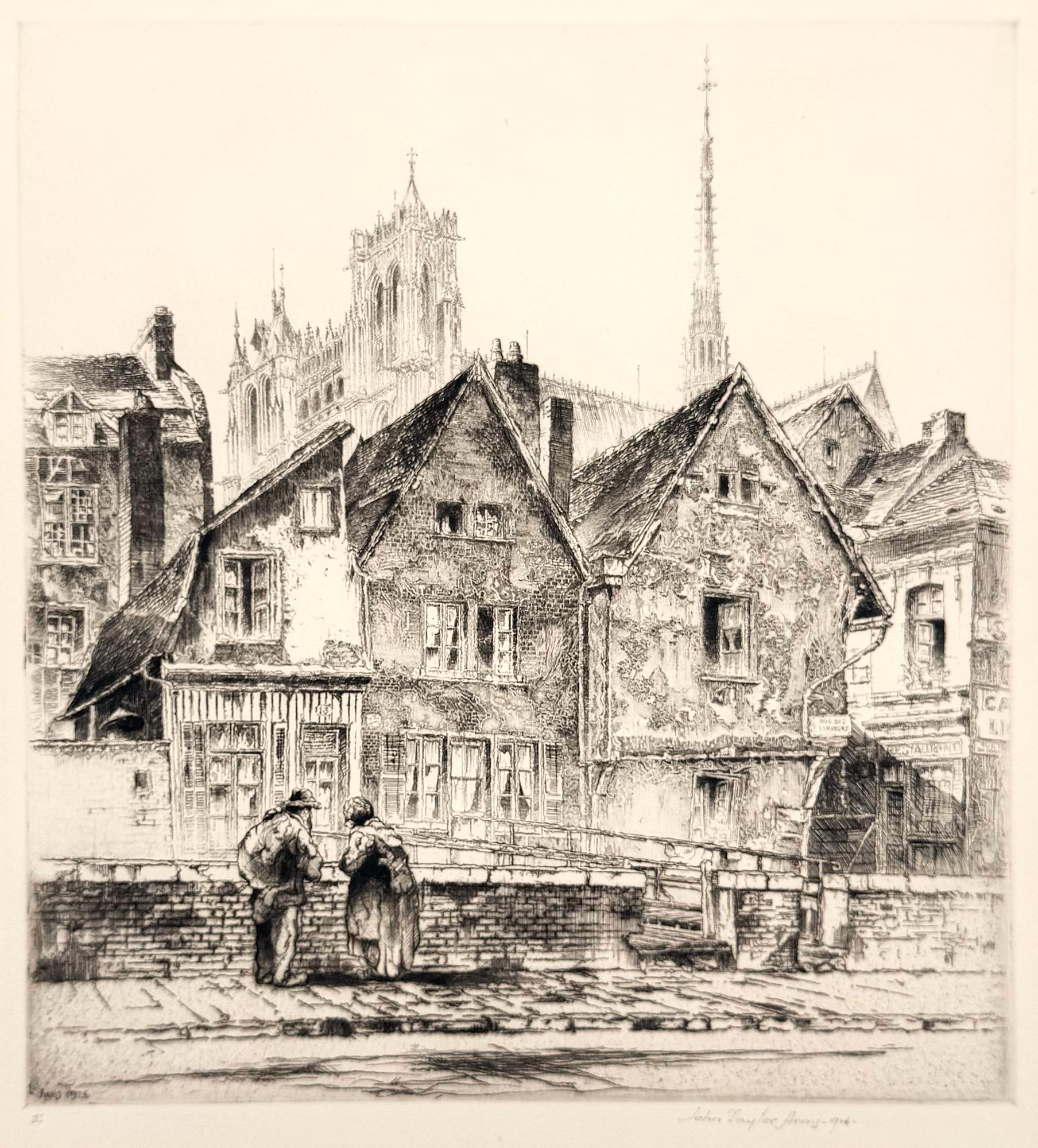 Amiens; The Cathedral of Notre Dame, from the Lower Town