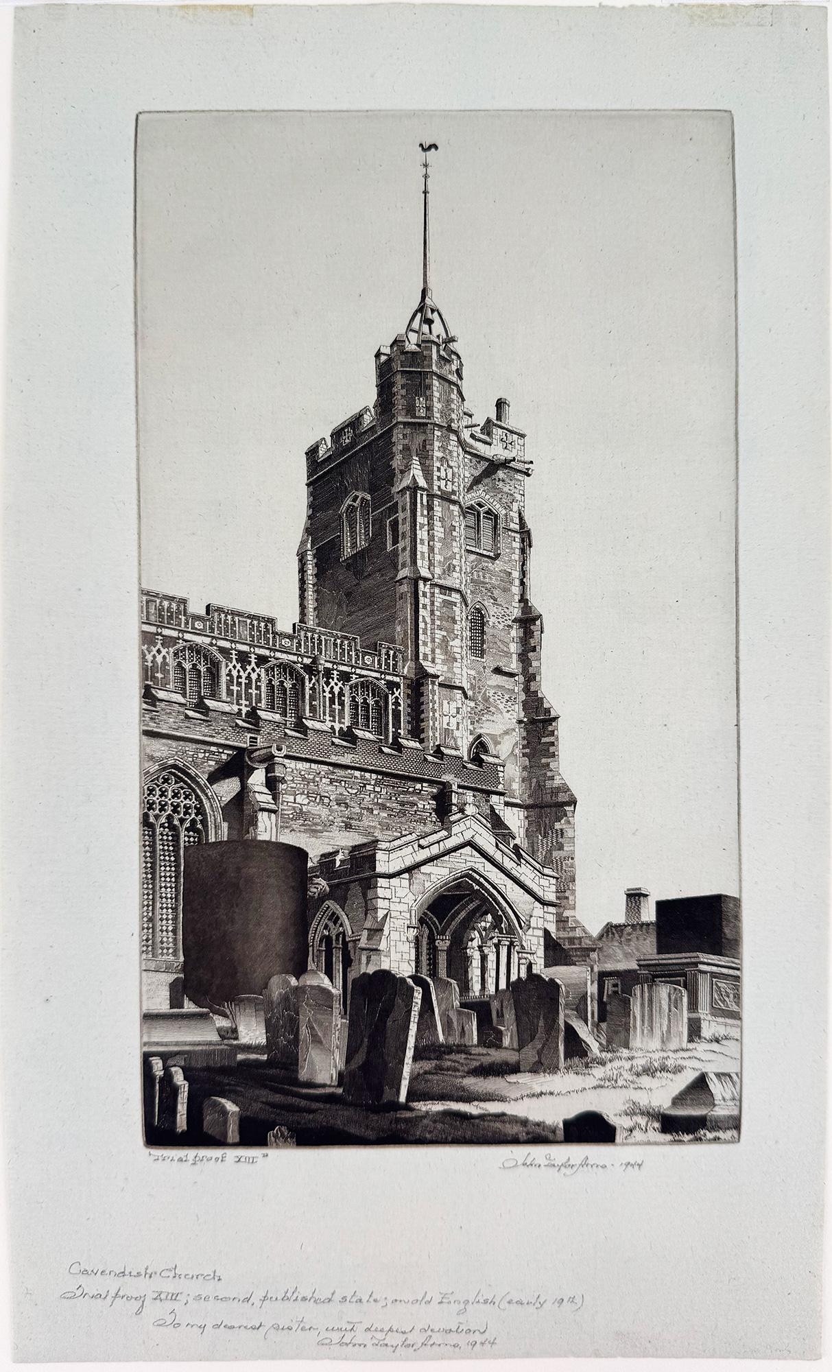 Cavendish Church's – Print von John Taylor Arms