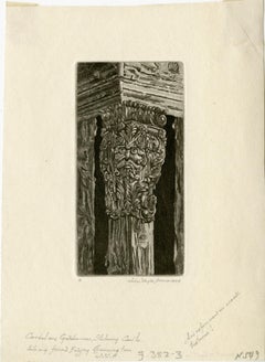 Corbel on Gate House, Stokesay Castle, Shropshire Corbel