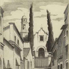 Cuernavaca (Sketch) demonstration image created at Art Fest, Marblehead, MA.