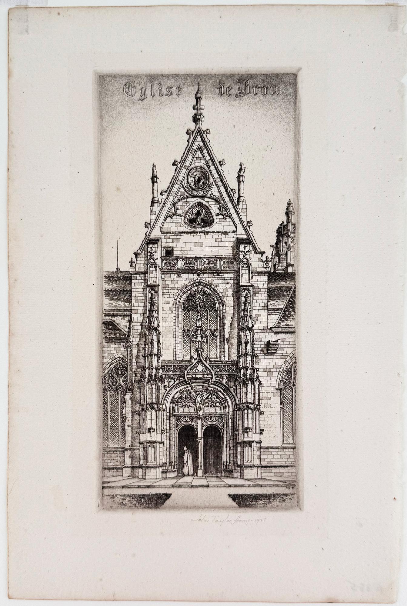 Kirche von Brou – Print von John Taylor Arms