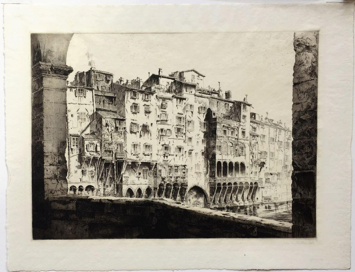 From the Ponte Vecchio - Print by John Taylor Arms