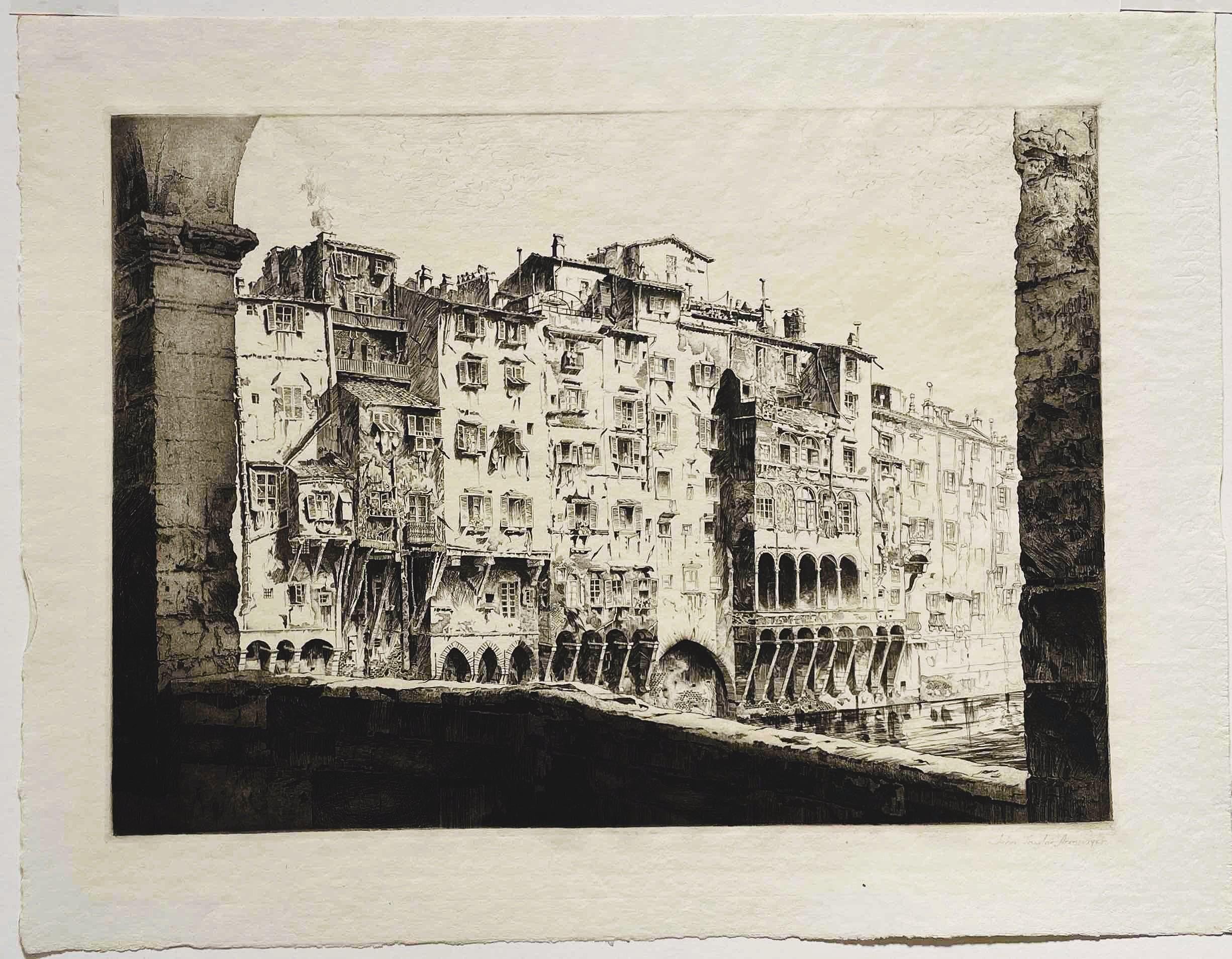 Desde el Ponte Vecchio - Print de John Taylor Arms