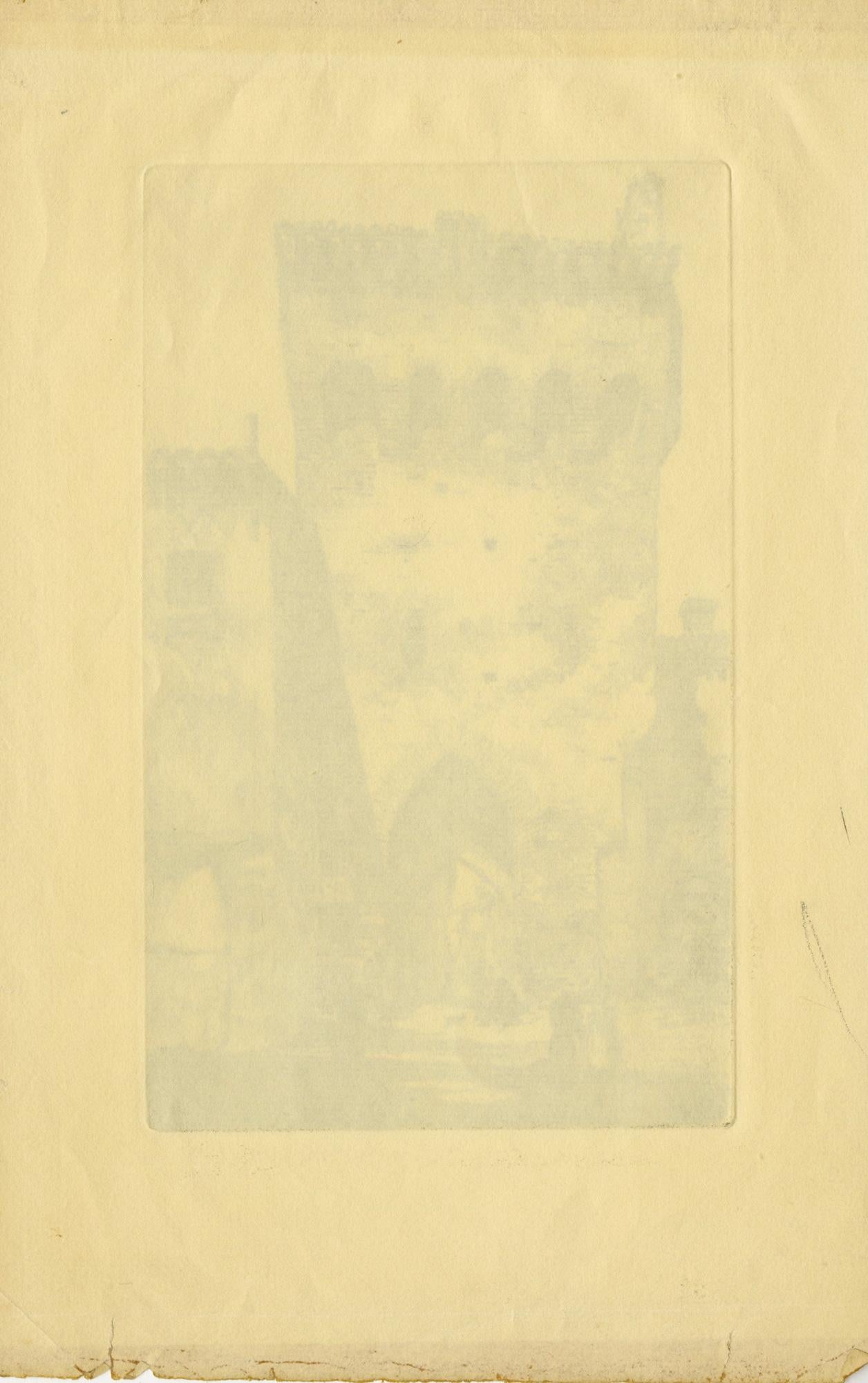 Lescure, Une Tour Des Remparts (Amerikanische Moderne), Print, von John Taylor Arms
