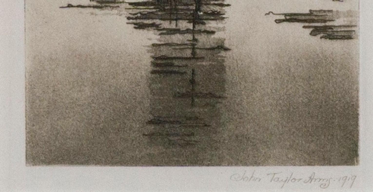 On Lake Como # 1 - American Modern Print by John Taylor Arms