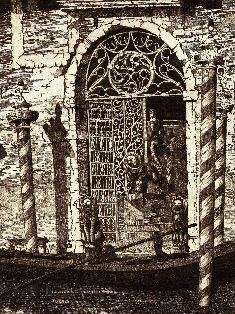 Palazzo dell' Angelo, Venice Italy (#19 Italian Series) - Print by John Taylor Arms
