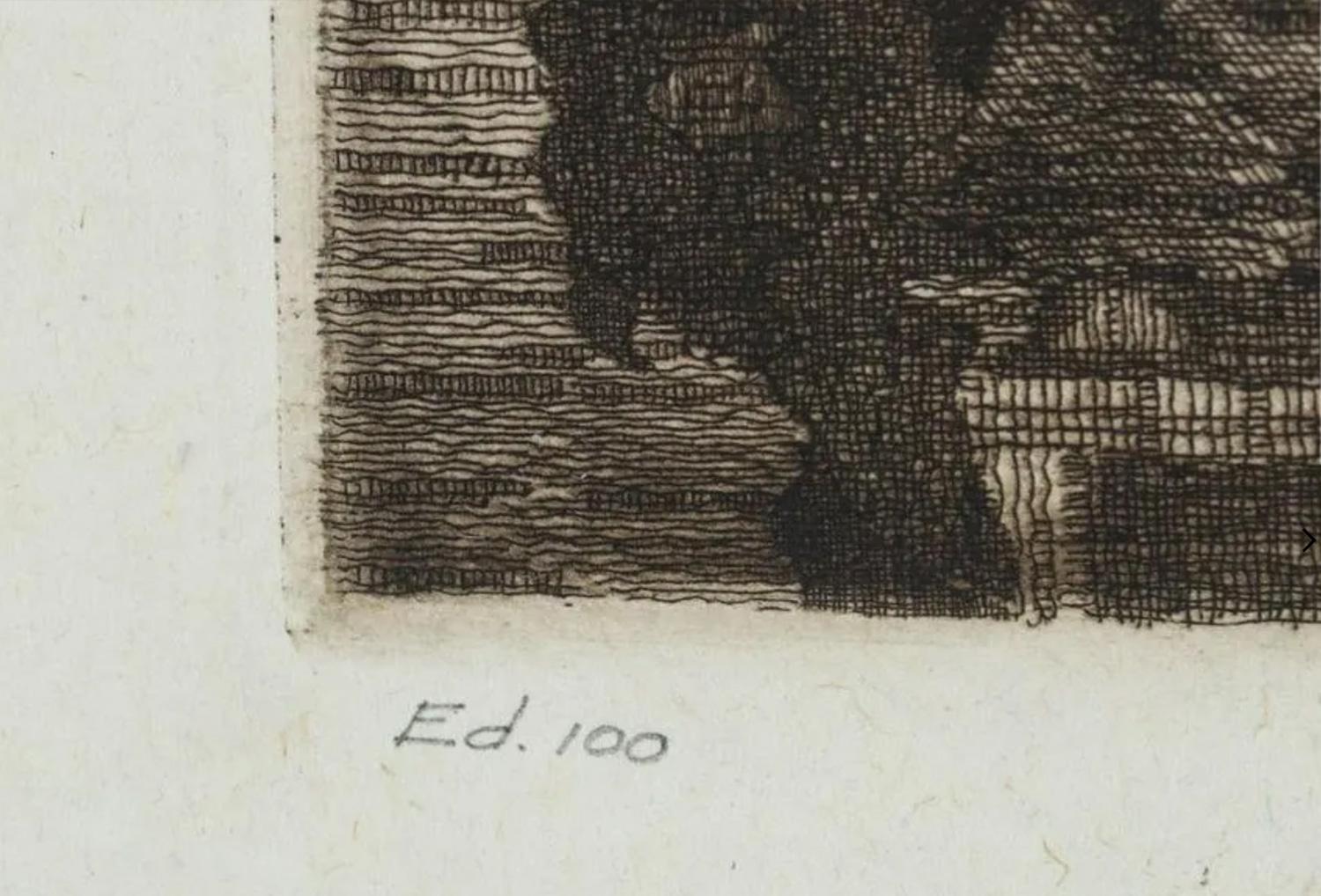 Engelspalast (Palazzo dell'Angelo) (Grau), Figurative Print, von John Taylor Arms