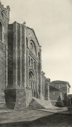 Puerta del Obispo ( Romanesque Spanish Cathedral)