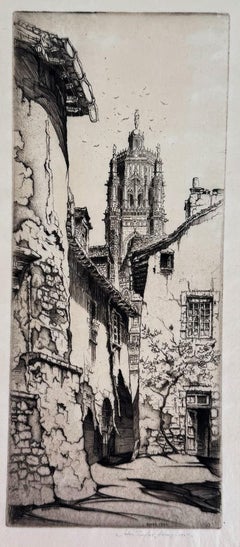 Antique Rodez (The Tower of Notre Dame)