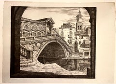 SHADOWS OF VENICE - IL PONTE DI RIALTO, VENEZIA.