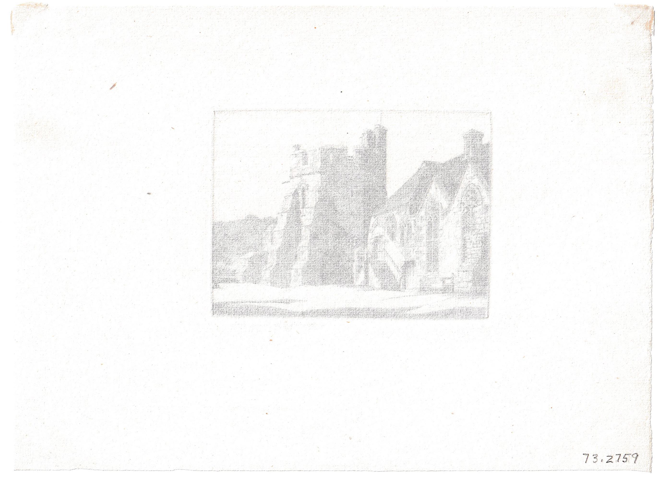Stokesay Castle - American Modern Print by John Taylor Arms