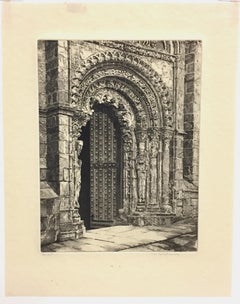 Armlehnen von John Taylor, Studie in Stein, Kathedrale von Ourense