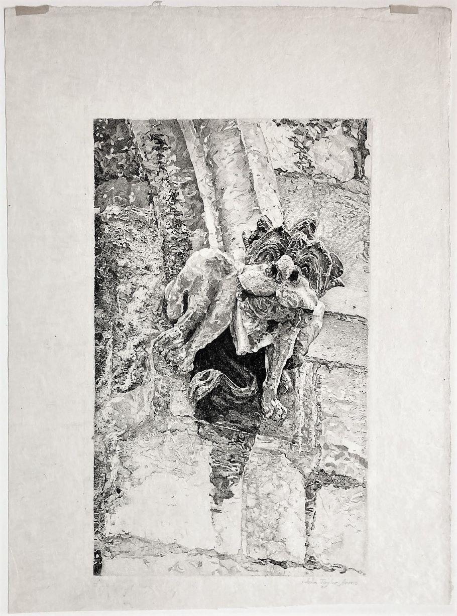 Der gotische Geist der Zeit (Amerikanische Moderne), Print, von John Taylor Arms