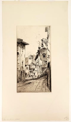 Umbrische Straße; Eine Straße in Assisi