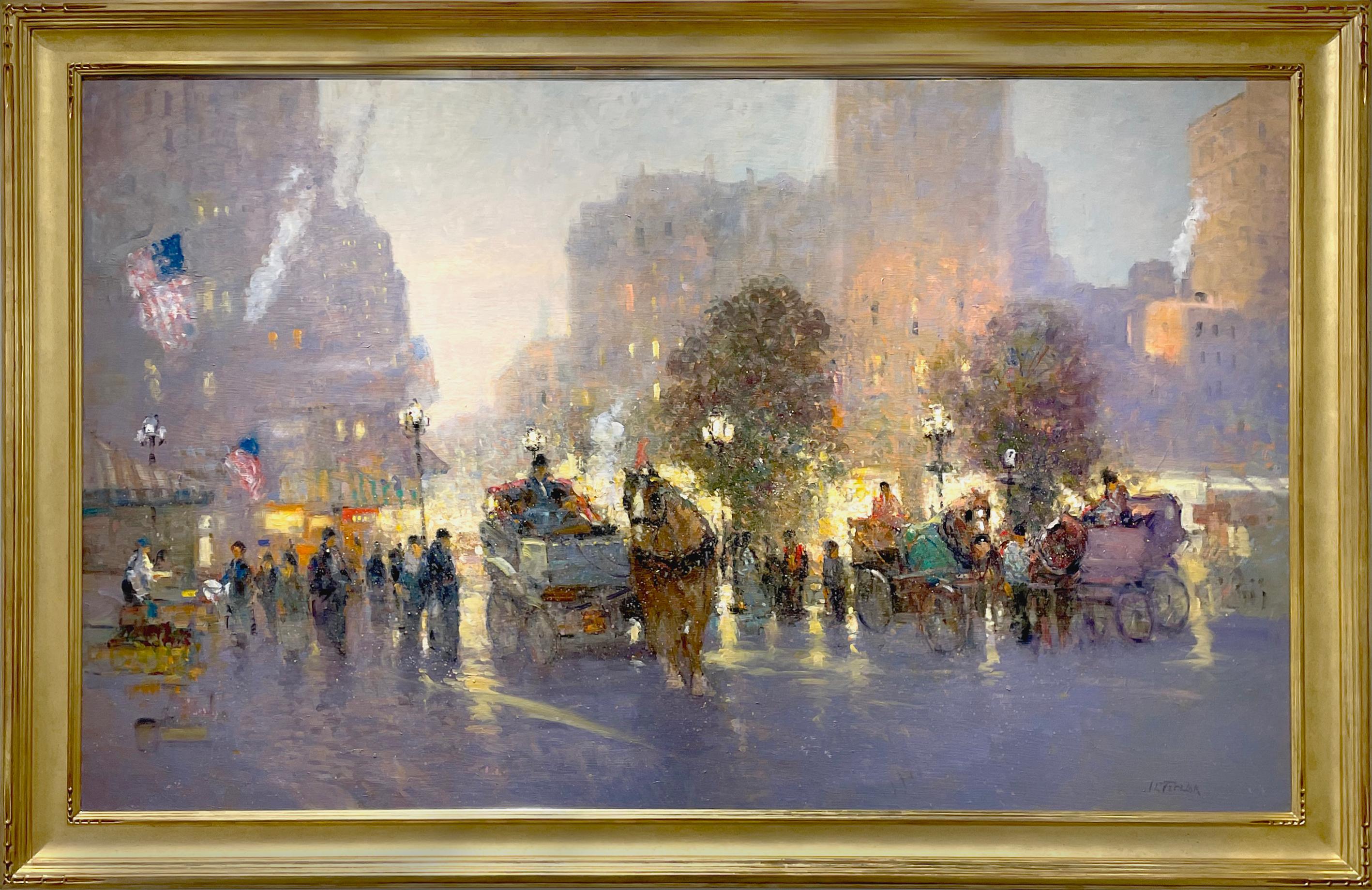 Atardecer, NYC - Painting de John Terelak