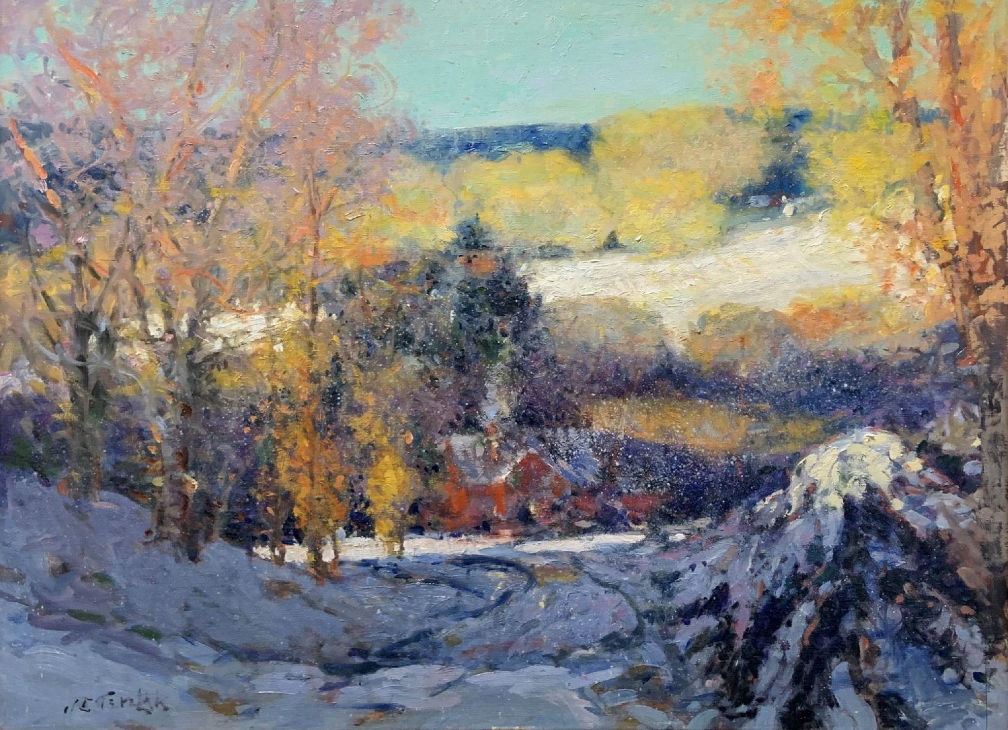 John Terelak Landscape Painting - Early Snow