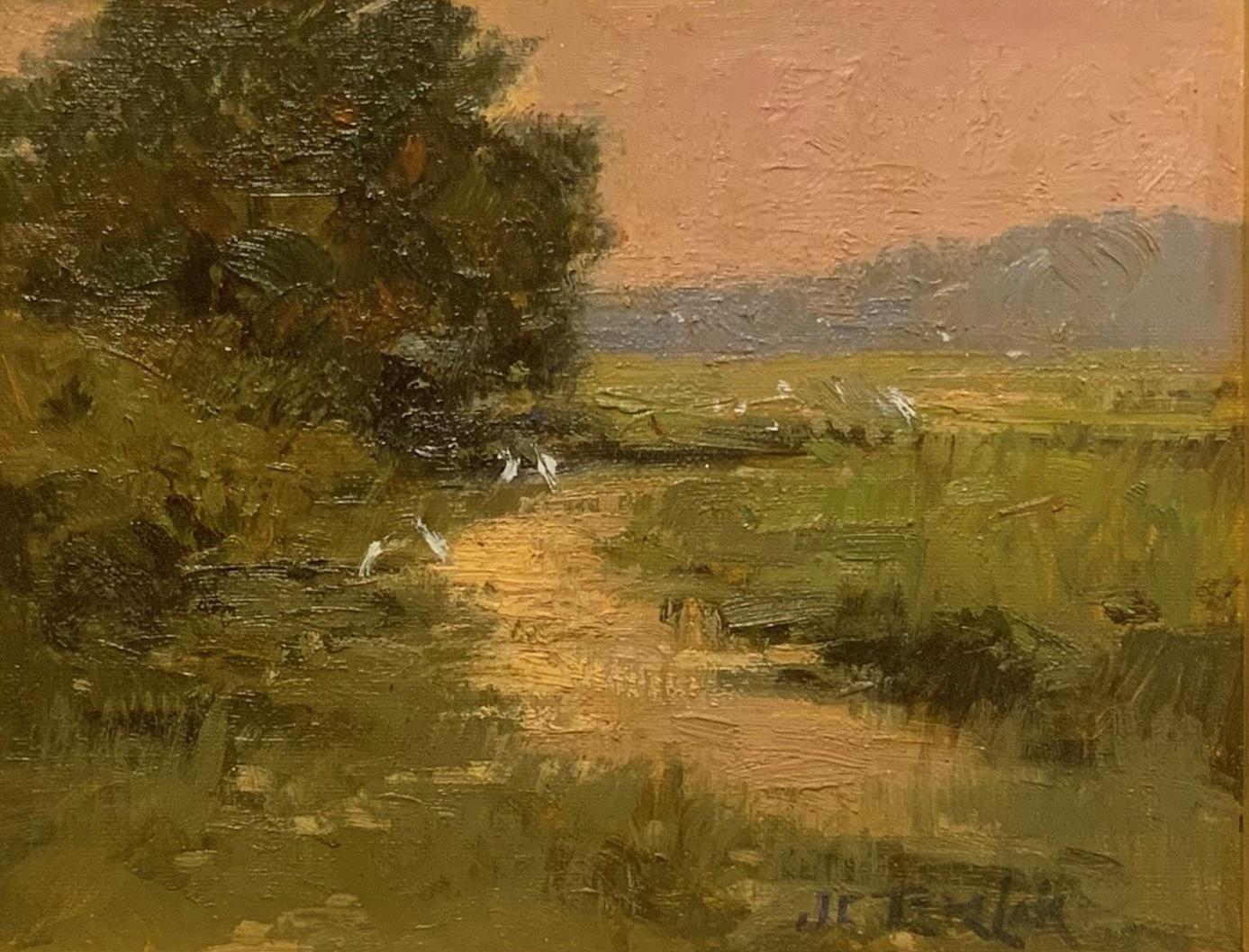John Terelak Landscape Painting – Reiher