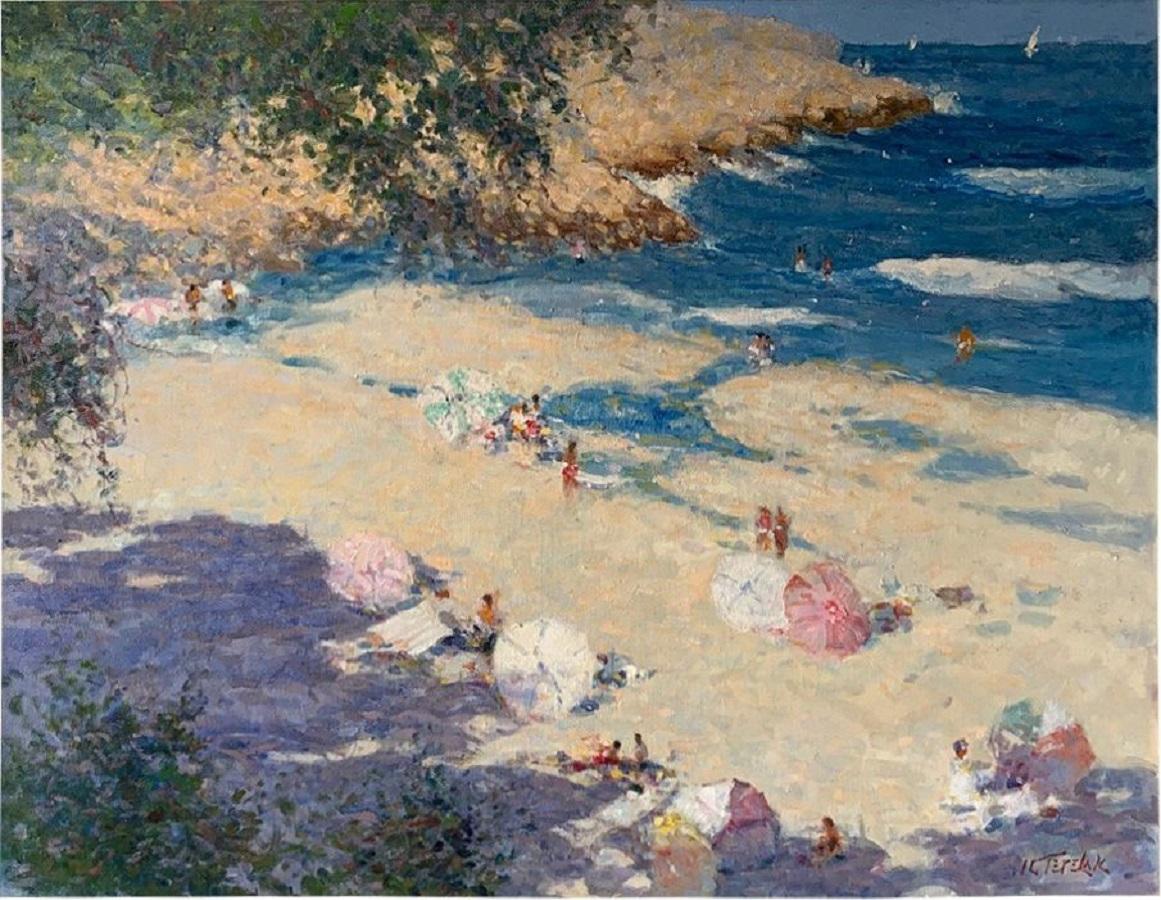 John Terelak Landscape Painting - Half Moon Beach