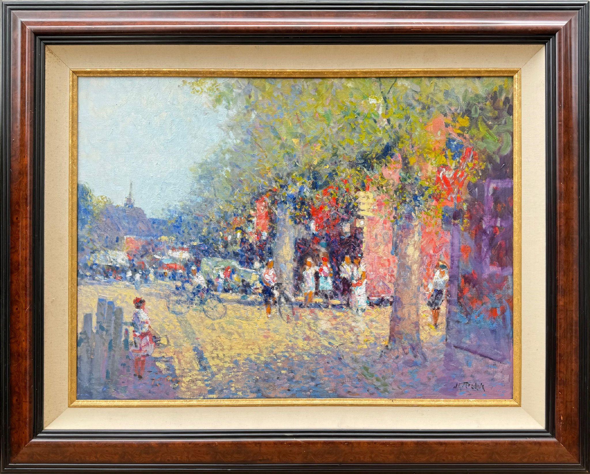 Main Street Nantucket - Painting by John Terelak