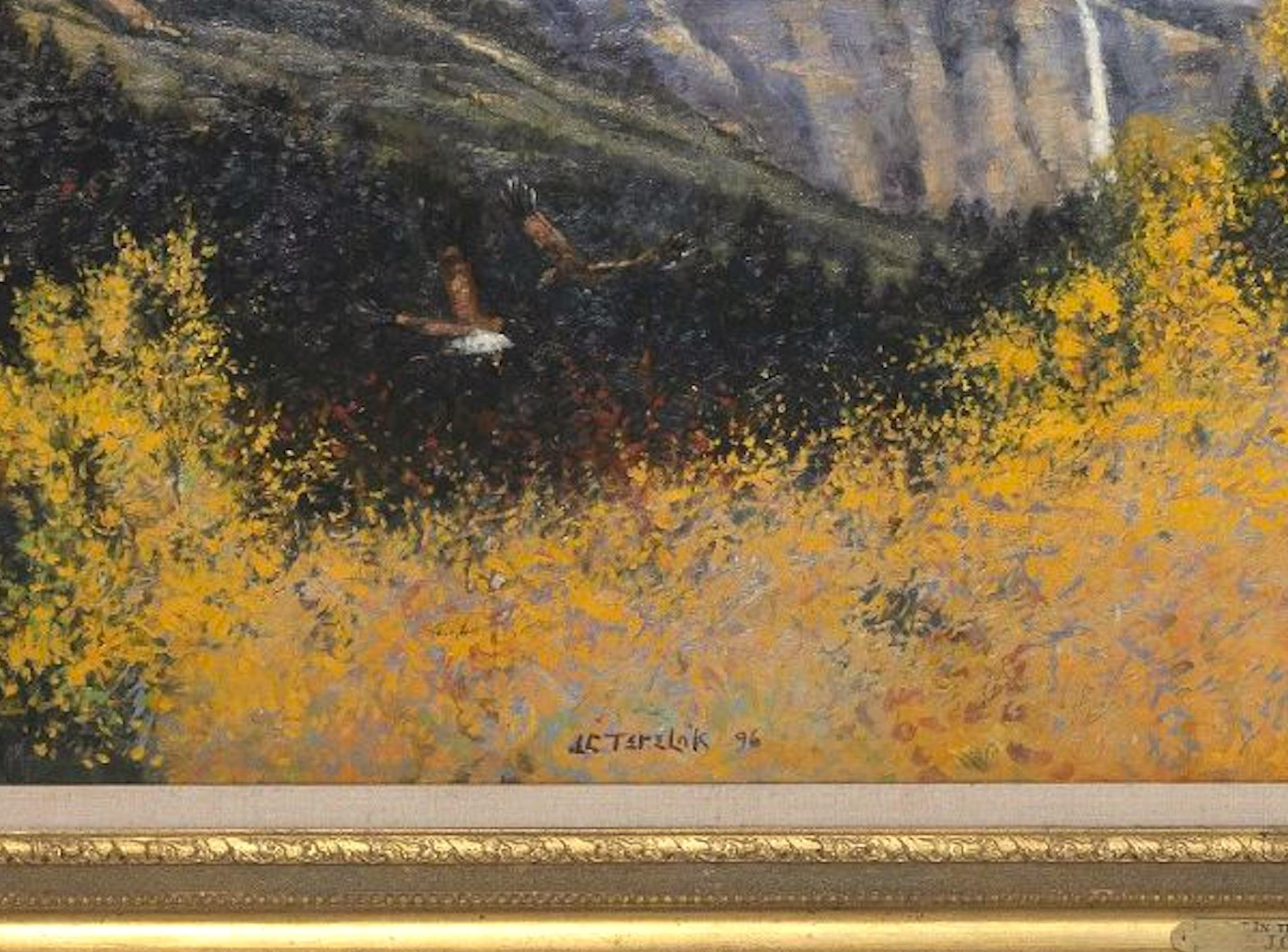 Rocky Mountain Aussicht – Painting von John Terelak
