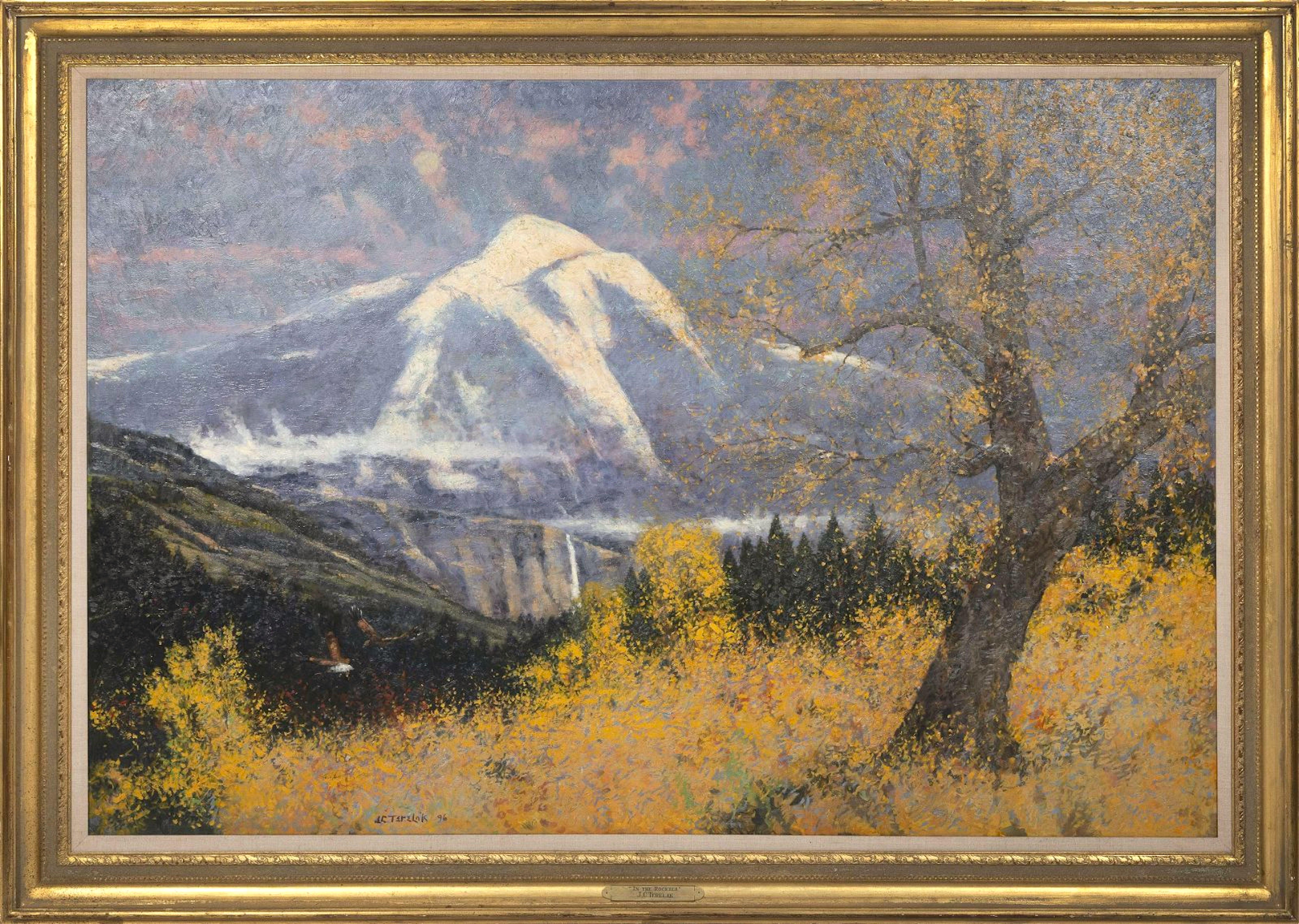 John Terelak Landscape Painting – Rocky Mountain Aussicht