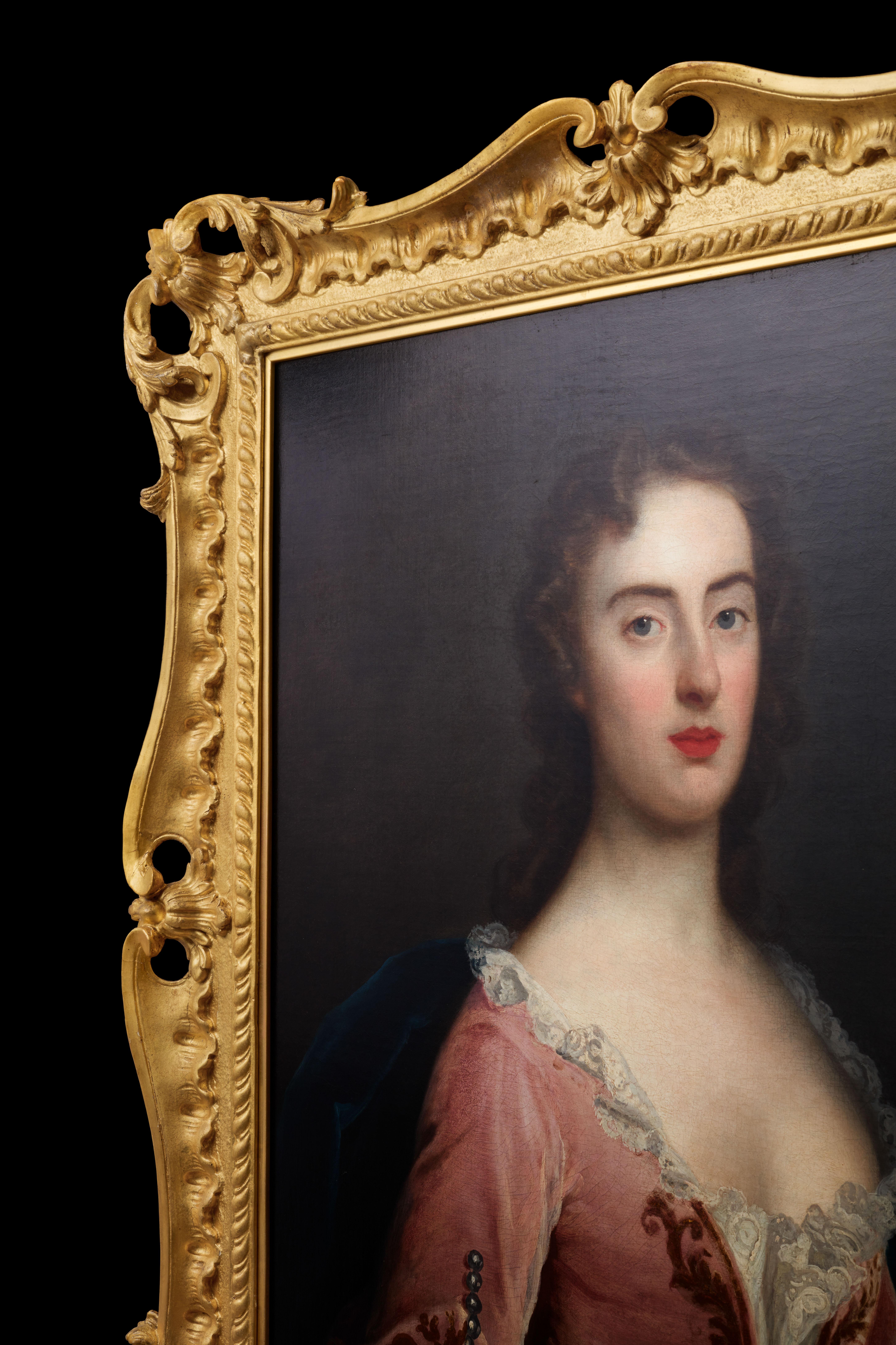 This work formed part of an ancient collection of family heirlooms of the Wood family of Bracon Ash, Norfolk. This painting, along with another (also with Titan Fine Art at the time of writing), of our sitter’s sister, descended within the family