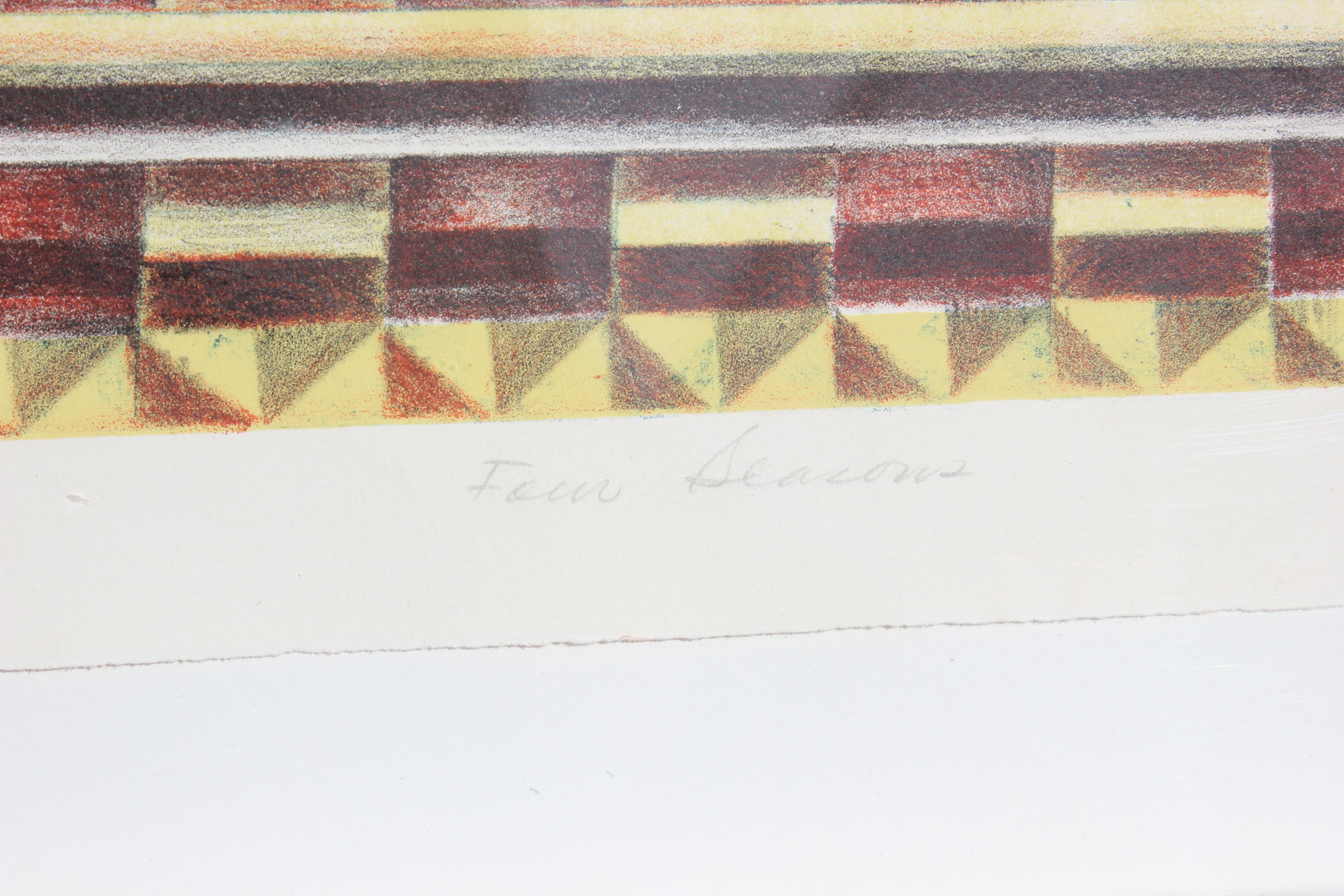 Beautiful artist's proof by artist John Biggers edition 4/6. Signed, titled, and dated by artist. Because of the African origins of the 