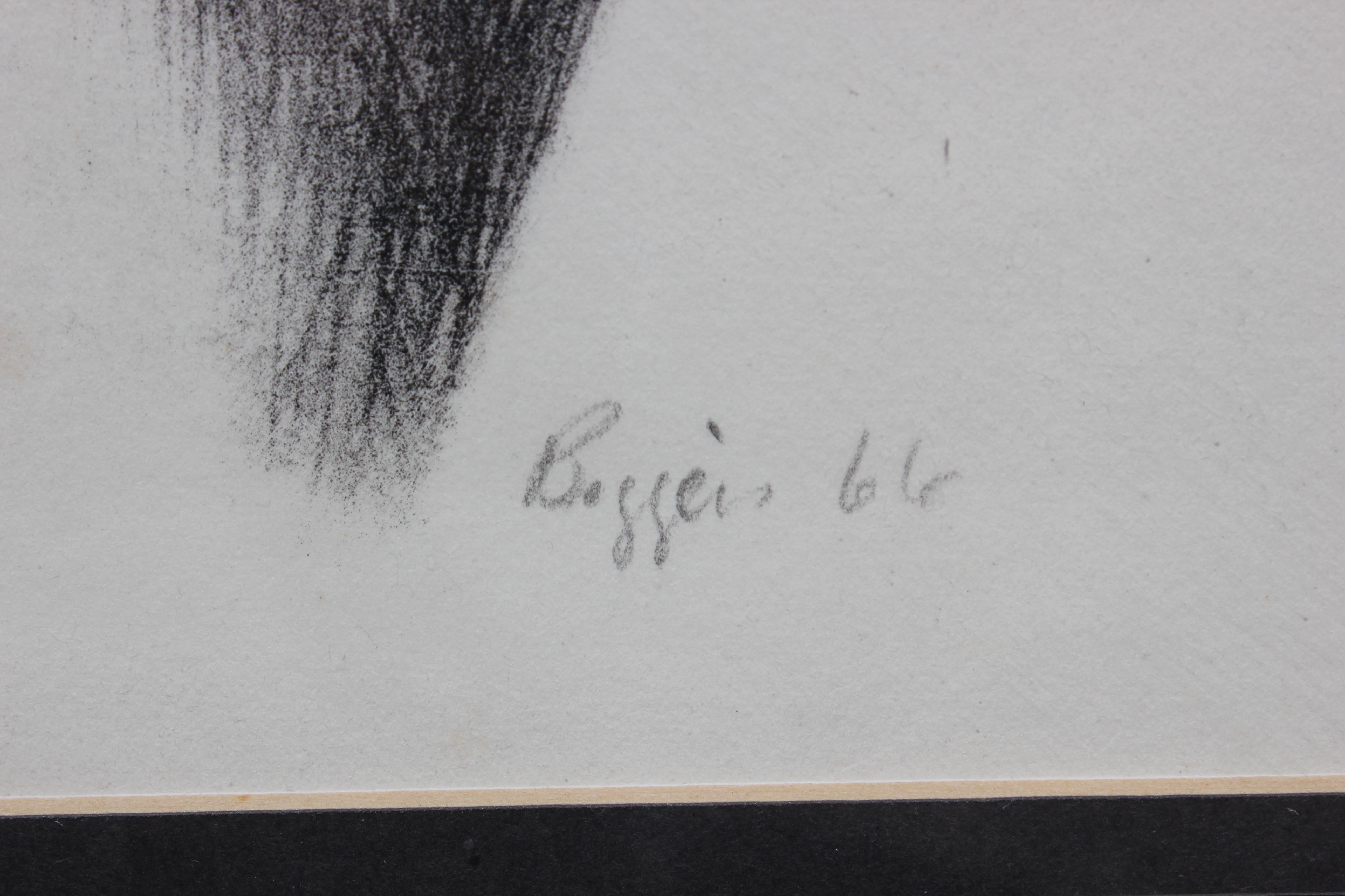 Portrait of a Woman Artist's Proof - Realist Print by John Thomas Biggers