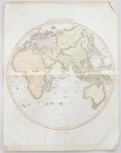 John Thomson (1777-1840) - 1830 Map Engraving, Eastern Hemisphere