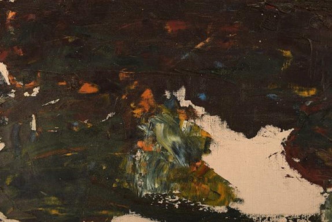 John Thorgren, Artista sueco, Óleo sobre lienzo, Paisaje modernista Escandinavo moderno en venta