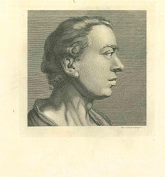 Portrait of a Man - Original Etching by John Thornthwaite - 1810