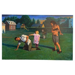 John Thornton noto artista realista della Pennsylvania 1998 olio