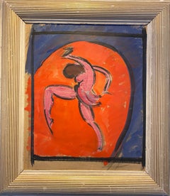 Dancer n°3 by John Torcapel - Gouache on paper 41x37 cm