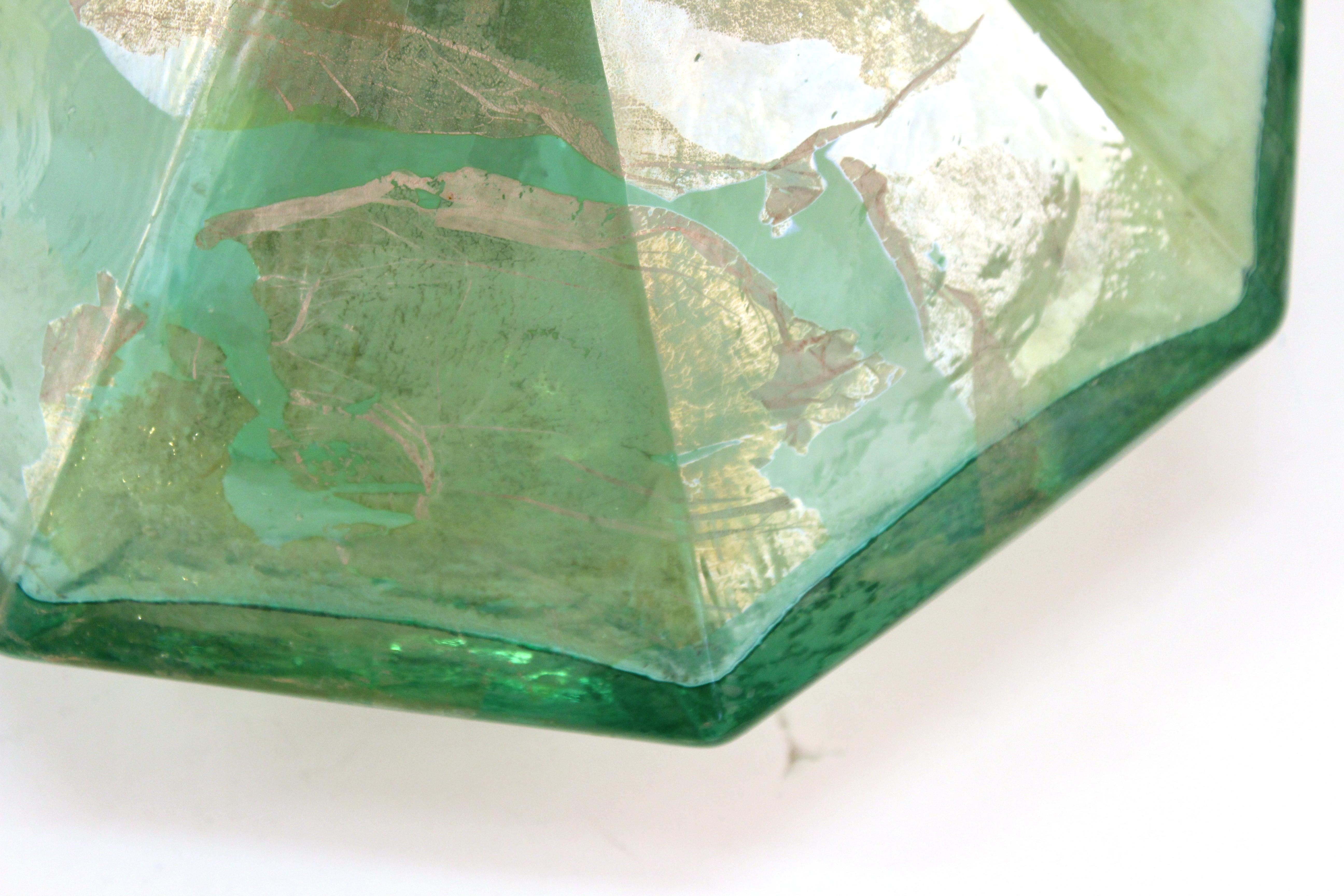 John Torreano Modern Faceted Jewel Art Glass Sculpture or Vase 6