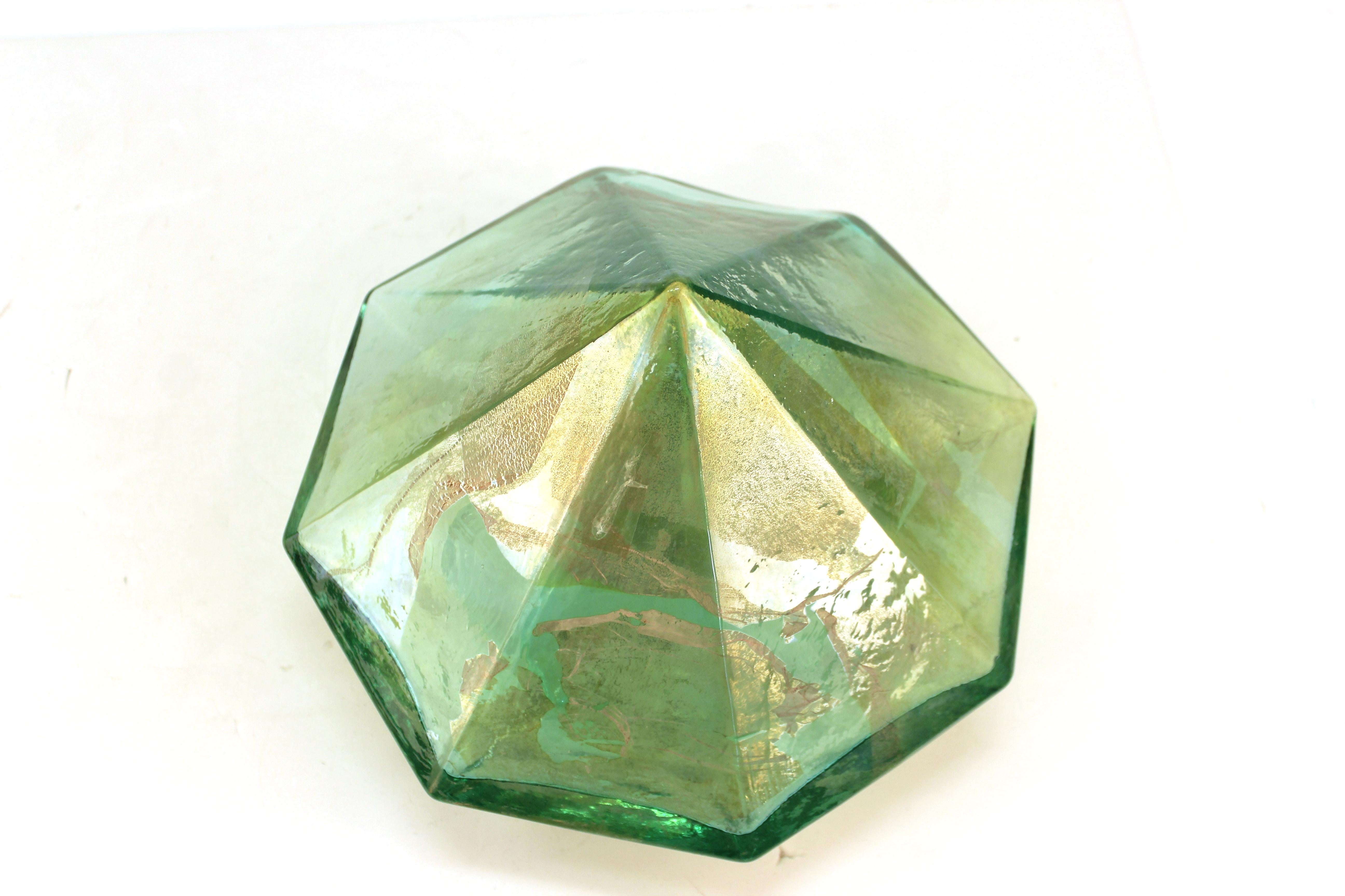 John Torreano Modern Faceted Jewel Art Glass Sculpture or Vase 4